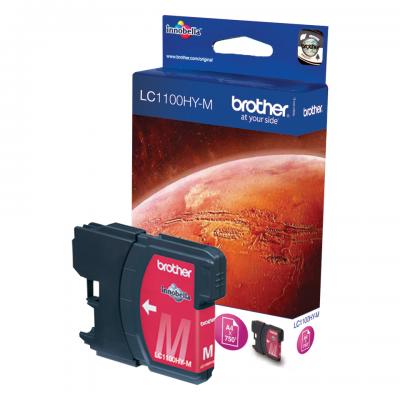 Ink-jet brother lc-1100m magenta alta capacidad 750 pag