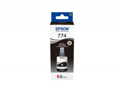 Tinta epson t7741 ecotank et3600 / et4550 / m100 / m200 negro pigmento botella 140 ml 6000 paginas