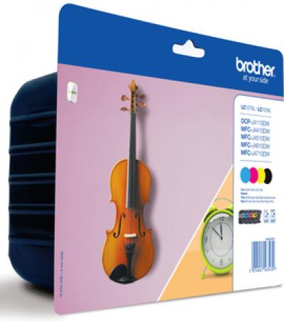 Ink-jet brother dcp-j4110dw mfc-j4410dw/4510dw/4710dw pack 4 colores alta capacidad -1200 pag
