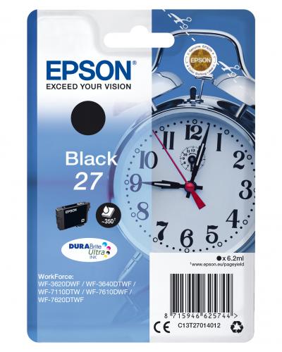 Ink-jet epson 27 wf 3620 / 3640 / 7110 / 7610 / 7620 negro 350 pag