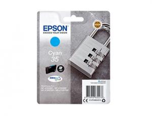Ink-jet epson 35 t3582 pro wf-4720dwf / 4725dwf / 4730dtwf / 4740dtwf cian 650 paginas