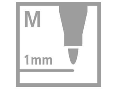 Rotulador stabilo acuarelable pen 68 sanguina punta gruesa 1mm