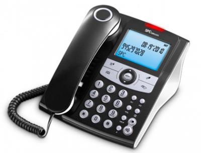 Telefono spc 3804 pantalla lcd manos libres 4 teclas de memoria directa funcion rellamada color negro