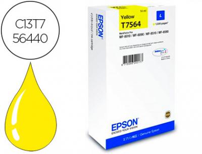 Ink-jet epson t7564 wf-8090 / 8510 / 8590 amarillo 1500 paginas