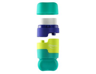 Sacapuntas maped plastico loopy totem 1 uso con goma colores surtidos decorado