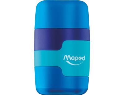 Sacapuntas maped plastico loopy totem 1 uso con goma colores surtidos decorado