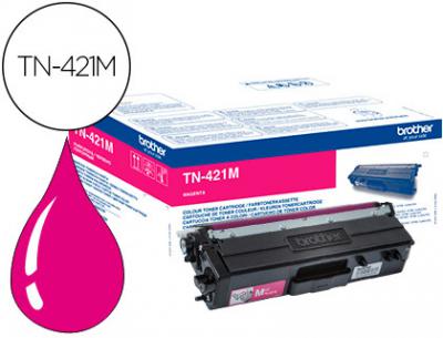 Toner brother tn-421 para dcp-l8410 cdn / 8410 cdw / hl-l8260 cdw / mfc-l8360 cdw / 8690 cdw / 8900 cdw magenta