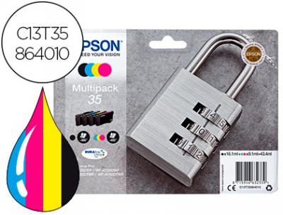 Ink-jet epson 35 t3586 pro wf-4720dwf / 4725dwf / 4730dtwf / 4740dtwf multipack negro amarillo cian magenta