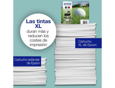Ink-jet epson work force pro wf-3720dwf/3725dwf negro 34xl durabrite ultra ink 1100 paginas