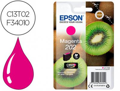 Ink-jet epson 202 xp-6000 / xp-6005 / xp-6100 / xp-6105 magenta 300 pag