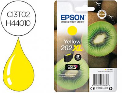 Ink-jet epson 202 xl xp-6000 / xp-6005 / xp-6100 / xp-6105 amarillo 650 pag