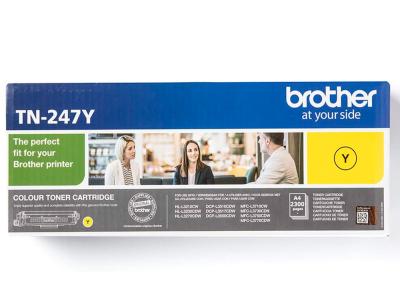 Toner brother tn247y dcp-l3510cdw / hl-l3270cdw / mfc-l3710cw amarillo 2300 paginas