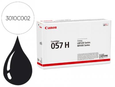 Toner canon 057h i-sensys lbp223dw/226dw/228d/mf443dw/ 445dw/446w negro 10000 paginas