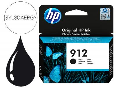 Ink-jet hp 912 officejet 8012 / 8015 / 8020 / 8025 / 8035 negro 300 paginas