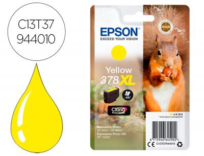 Ink-jet epson 378 xl expression home xp-8605 / 8606 / xp-15000 / xp-8500 / 8505 amarillo 830 pag