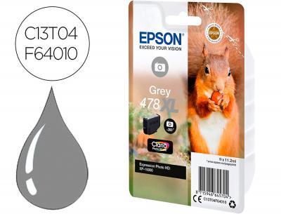 Ink-jet epson singlepack gris 478xl claria photo hd ink ardilla