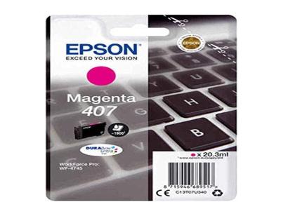 Ink-jet epson 407l clavier wf-4745 series magenta 1900 paginas