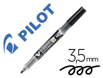 Rotulador pilot v board master s para pizarra blanca color negro tinta liquida trazo 3,5 mm recargable