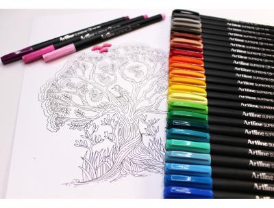 Rotulador artline supreme epfs200 fine liner punta de fibra turquesa claro 0,4 mm
