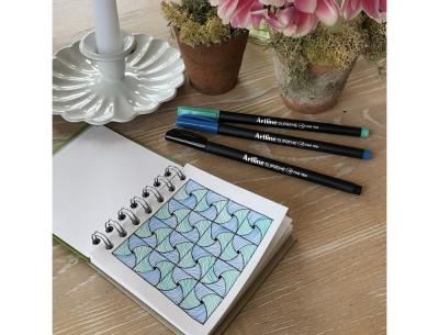 Rotulador artline supreme epfs200 fine liner punta de fibra turquesa claro 0,4 mm