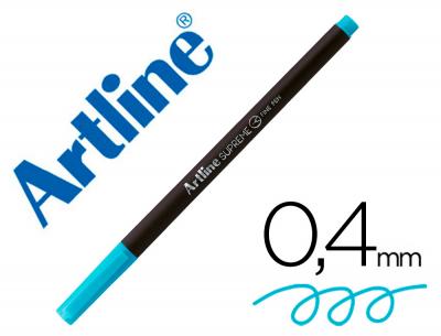 Rotulador artline supreme epfs200 fine liner punta de fibra turquesa palido 0,4 mm
