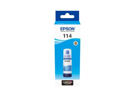 Tinta epson t114 eco tank et-8500 / 8550 cian botella 70 ml