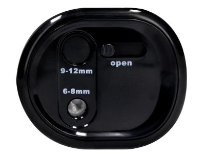 Sacapuntas q-connect kf14568 electrico de sobremesa cable usb/4 pilas aa afila cuchilla diametros de 6 a 12mm dos usos