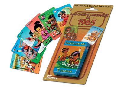 Baraja de cartas fournier infantil familias de 7 paises