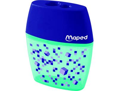 Sacapuntas maped plastico shaker pixel party 2 usos
