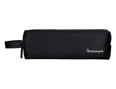 Estuche portatodo liderpapel classic rectangular con asa 210x70mm negro