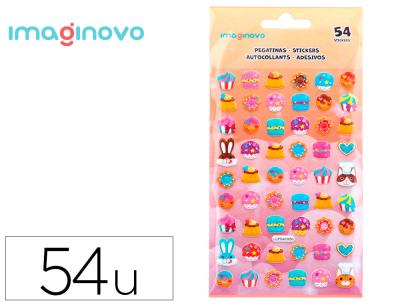 Pegatinas imaginovo dulces magic dreams con relieve 190x105 mm en blister