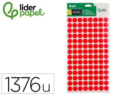 Gomets liderpapel figuras surtidas bolsa de 12 hojas figuras geometricas peque&ntilde;as colores surtidos