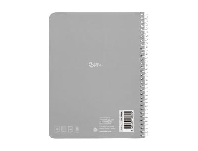 Cuaderno espiral liderpapel din a5 witty tapa dura 80h 90gr pauta estrecha 2,5mm conmargen colores surtidos