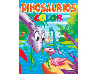 Cuaderno de colorear susaeta dinosaurios 16 paginas 21,5x27 cm