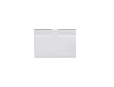 Soporte portaprecios q-connect para ganchos en t etiqueta 39x60mm transparente