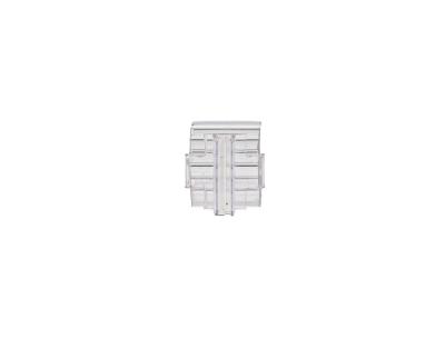 Soporte portaprecios q-connect curvo clip de gran agarre y ajustable para estanteria etiqueta 26x22 mm