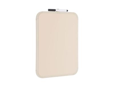 Pizarra blanca bi-office easy magnetica con rotulador color beige 279x355 mm