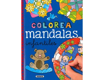 Cuaderno de colorear susaeta mandalas infantiles 96 paginas 21,4x27,8 cm