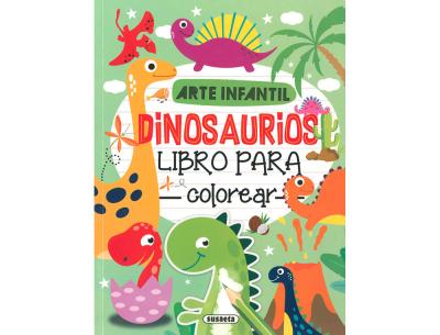 Cuaderno de colorear susaeta dinosaurios 192 paginas 21x28 cm