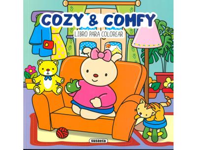 Cuaderno de colorear susaeta 2 cozy&comfy 48 paginas 24,2x24,2 cm