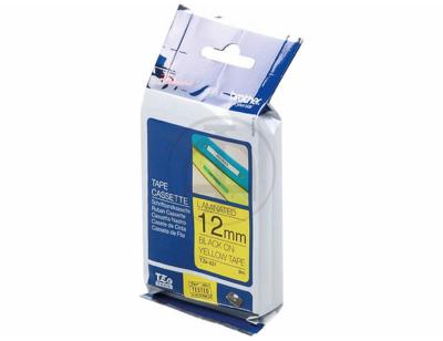 Cinta brother tze631 amarillo-negro 12mm longitud 8 m