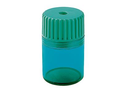 Sacapuntas m+r 914 plastico 1 uso con deposito cuchilla fijada por presion