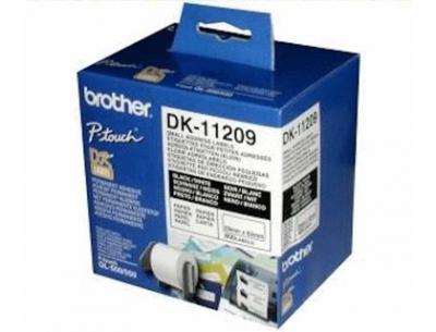 Etiqueta adhesiva brother dk11209 -tama&ntilde;o 62x29 mm para impresoras de etiquetas solo 1050/n/1060n -800 etiq.-