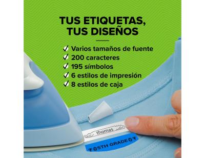 Cinta dymo 12mm x 4mt transparente para maquina letratag