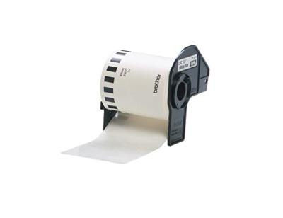 Etiqueta brother dk22212 cinta plastica continua adhesiva blanca 62x15,24 m
