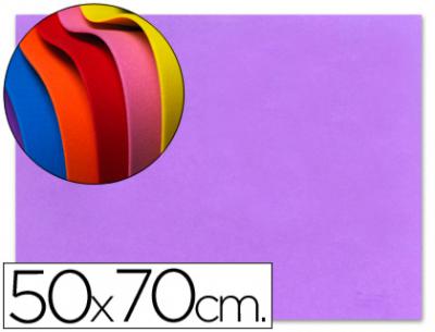 Goma eva liderpapel 50x70cm 60g/m2 espesor 1.5mm lila