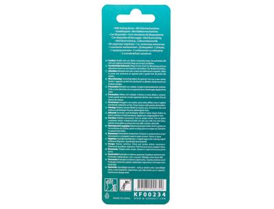 Cuter q-connect metalico estrecho cuchilla 9 mm con clip blister 1 unidad