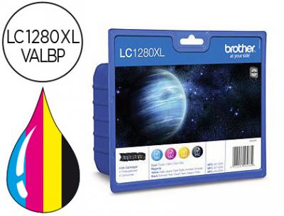 Ink-jet brother lc-1280xl pack 4 colores - mfc-j6510dw mfc-j6710dw mfc-j6910dw