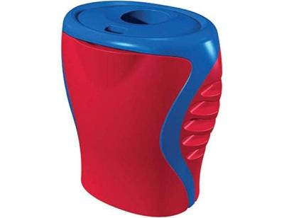 Sacapuntas maped plastico boogy 1 uso con deposito imperdible y apertura articulada colores surtidos