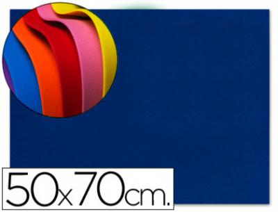 Goma eva liderpapel 50x70cm 60g/m2 espesor 1.5mm azul oscuro